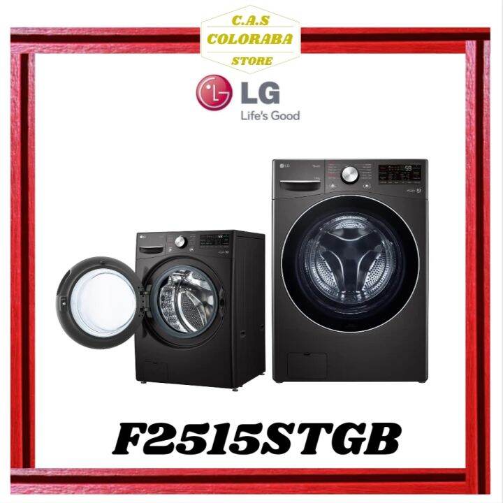 MESIN CUCI LG F2515STGB MESIN CUCI FRONT LOADING 15 KG INVERTER F2515 ...