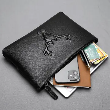 New Brand Luxury Business Man money clip wallet with metal clamp magnet  hasp card slots slim designer leather purse for men - AliExpress