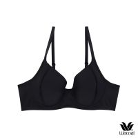 Wacoal Surprise Support Bra บรามีโครงเก็บกระชับ - WB9B46 สีดำ (BL)