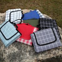 Popular Outdoor Portable Lattice Picnic Mat Moisture-proof Thick Damp Mat Camping Lawn Mat Beach Mat Picnic Cloth Mattress Sleeping Pads