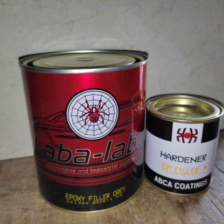 cat epoxy filler laba laba + hardener 1kg Lazada Indonesia