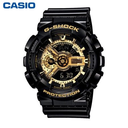 casio-g-shock-นาฬิกาข้อมือสุภาพบุรุษ-สายเรซิ่น-รุ่น-ga-710gb-1adr-สีดำ-ทอง