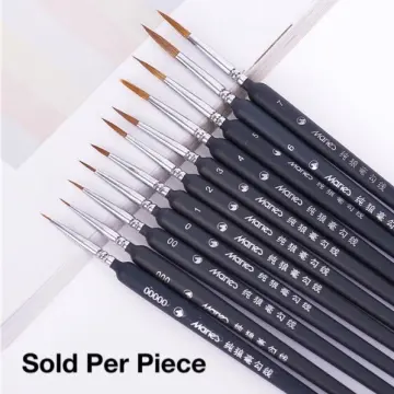 20Pcs Paint Brushes Small Short Handle Painting Brush Flat Mini Painting  Brush for Touch Up Craft Oil Watercolor Detail Painting