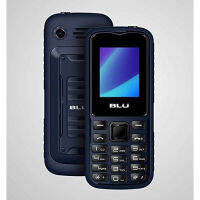 BLU Tank Mini T650 1.8" GSM Unlocked 32MB Dual-SIM Flashlight Cellphone (Dark Blue)