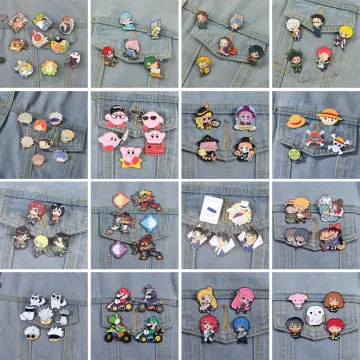 Anime Collection Enamel Pins Set Custom Cartoon Icon Brooch Lapel Badge  JOJO Bojji Nezuko SK∞