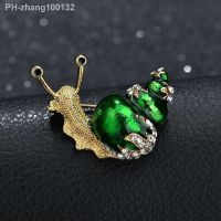 Fashion Animal Cute Alloy Snail Brooch Ladies Enamel Insect Brooches Accessories