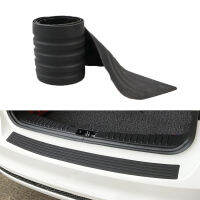 Universal 104*9cm Car Trunk Door Sill Plate Protector Rear Bumper Guard Rubber Mouldings Pad Trim Cover Strip Car Styling