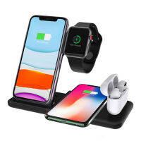 4 in 1 15W Qi Wireless Charger Dock Station For Micro USB Type C Stand For Charger series 6 SE