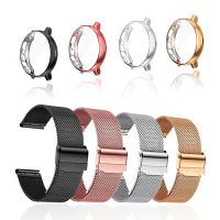 （Bar watchband）สายรัดสำหรับ SamsungWatch 42 40มม. 44มม. พร้อมตัวป้องกันเคส Screen3 41มม. 45มม. อุปกรณ์เสริม