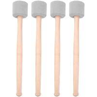 4Pcs Bass Drum Mallets Sticks Mallets Foam Head Drum Mallets for Marching Band Percussion