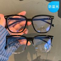 2022 New Vintage Glasses Frame Fashion frame frame Large Square Frame Anti Blue Light Computer Flat Lens Eyeglasses