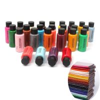 1Pcs 30ML 43 Colors Leather Paint Set DIY Crafts Leather Edge Paint Edge Oil Dye