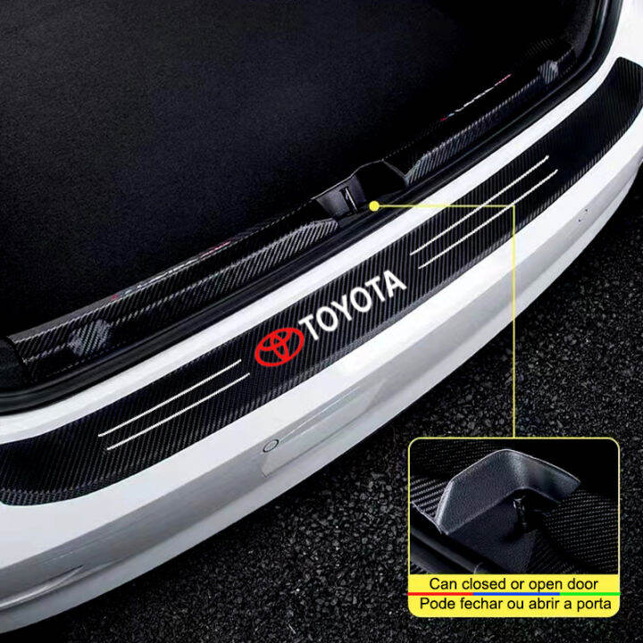 Suitable For Toyota Vios Avanza Innova Hilux Fortuner Camry Yaris Carbon Fiber Pattern Trunk