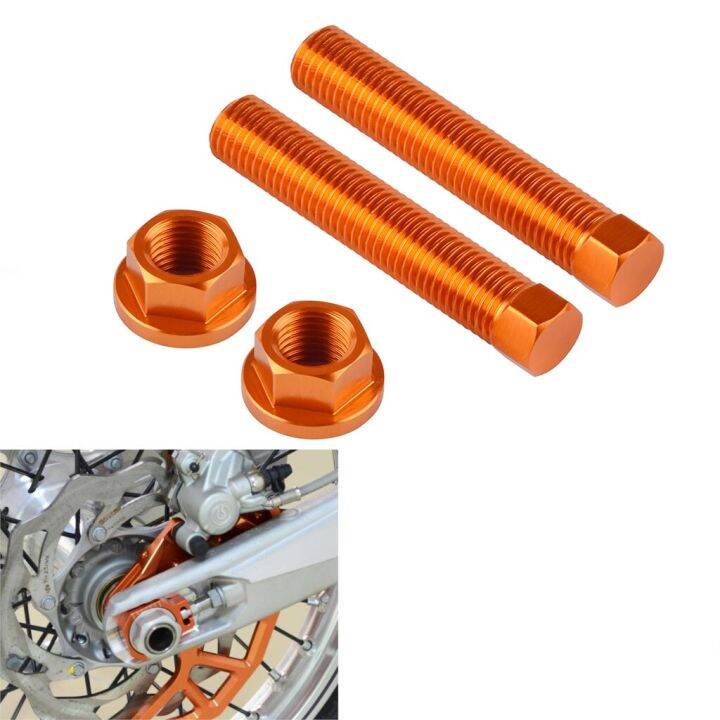 Cnc Chain Tensioner Bolt Nuts For Ktm Duke 125 200 390 690 Smc Enduro 990 1050 1190 RC8 1290 Adv