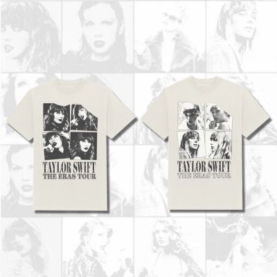 2023KPOP Taylor Swift The Eras Tour Same Cotton T-shirt Mens and Womens Plus Size Korean Fashion Couple Loose Short Sl HOT S-5XL