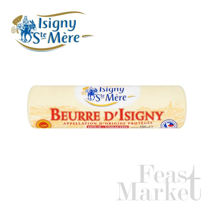 ISIGNY BUTTER UNSALTED | 10 ROLLS | FRANCE | 250g | AWARD WINNING ...