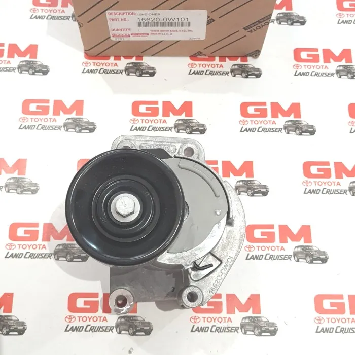 tensioner Cygnus LX470 land cruiser UZJ100 fan v belt ori 166200w100