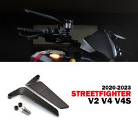 Streetfighter V4 Accessories for Ducati StreetfighterV2 S 2020-2023 Motorcycle Rear View Mirrors Blue Anti-glare CNC Aluminum