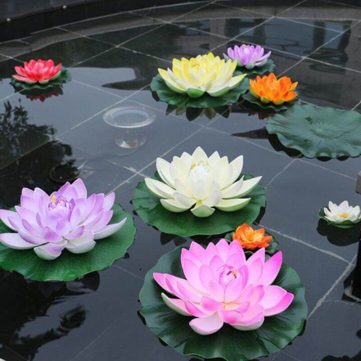 #The sea Nagisa fishing# Mini Lotus Artificial Flower Floating Fake ...