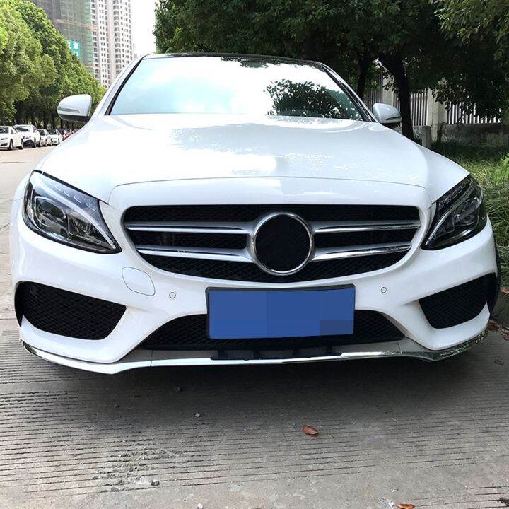 สำหรับ-benz-c-คลาส-w205-2014-2018กันชนหน้าด้านข้างเครื่องดูดควันระบายอากาศ-o-utlet-ตัดไฟตัดหมอกไอดีกรอบ-s-plitter-สปอยเลอร์ลิป