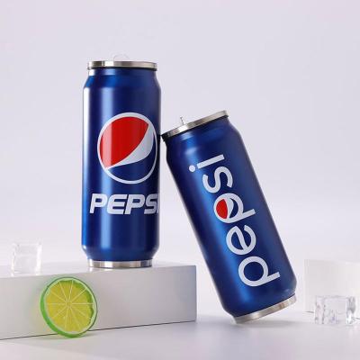Stainless Steel Can Insulation Water Bottle Creative Cup Cup Cold Thermos Straw Cup Can W0A3