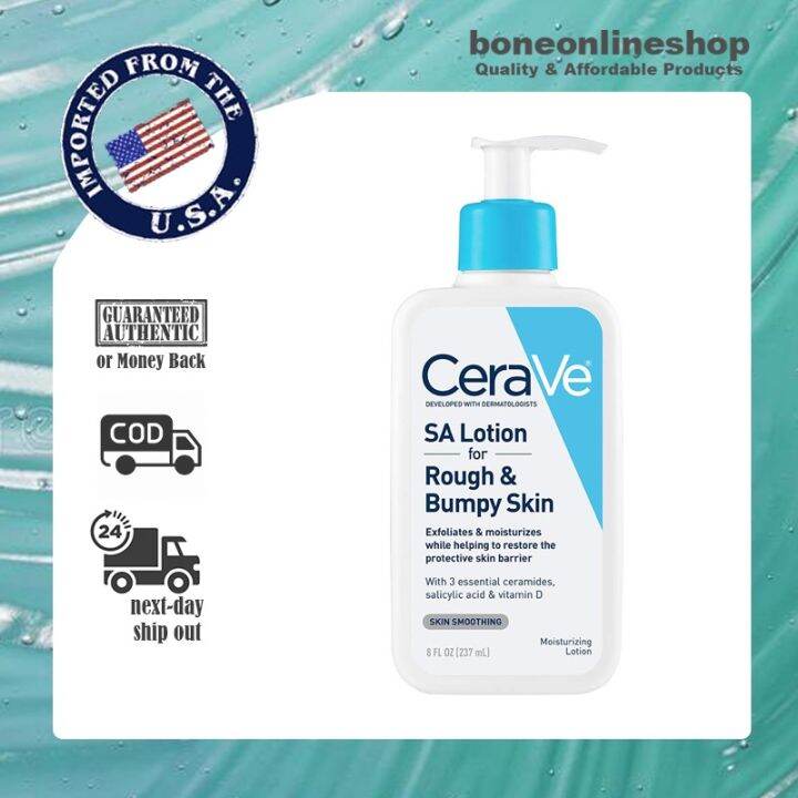 CeraVe SA Lotion for Rough & Bumpy Skin 8 Ounce Vitamin D