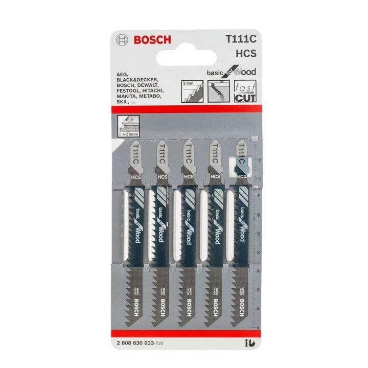 bosch-t111c-ใบเลื่อยจิ๊กซอท้ายแหลม-ตัดไม้หยาบ-ตัดหนา-4-50-mm-ราคาต่อใบ