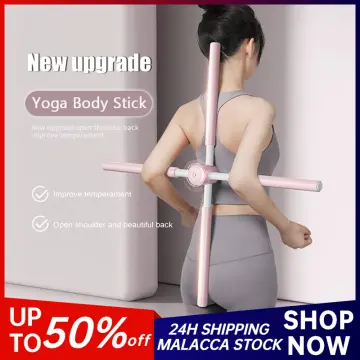 3H Posture Corrector with Height Adjustable Back Support Belt Body Stick  Yoga Open Shoulder Anti-Humpback Correction Rod