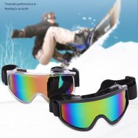 Anti-Fog Ski Goggles Adjustable Mirror Belt Winter Windproof Ski Goggles Colored Outdoor Sport Windproof Motorcycle Ski Mask