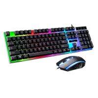 Ergonomic Light Keyboard &amp; 3D Mouse Kit Rainbow LED Gaming Equipment USB Charging Rechargeable For PS4 Xbox One