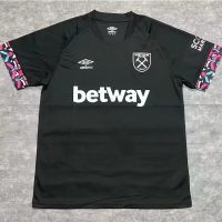 เสื้อกีฬาแขนสั้น ลายทีมชาติฟุตบอล West Ham United 22-23 คุณภาพสูง ไซซ์ S-XXL