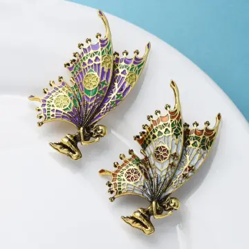 Take Conch Mermaid Brooches For Women Beauty Fish Lady Angel Figure Pins  Gifts