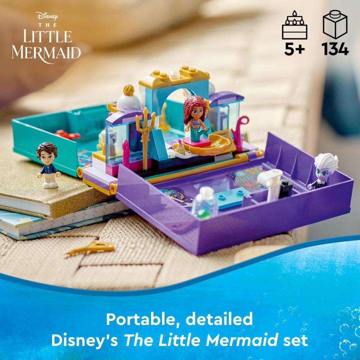 lego-disney-princess-43213-the-little-mermaid-story-book-building-toy-set-134-pieces