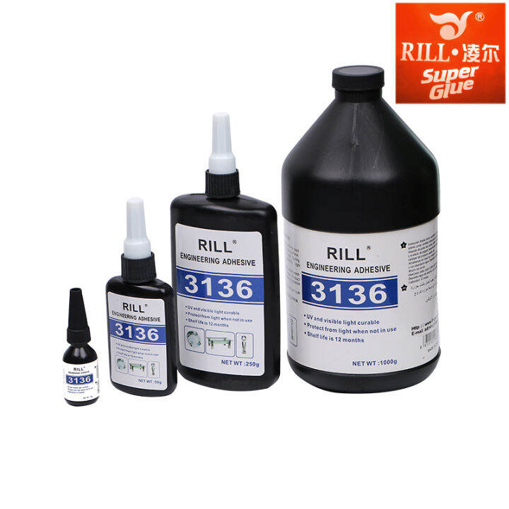 Ling Er Chinese and English 50ml Uv glue UV Adhesive Glass Metal