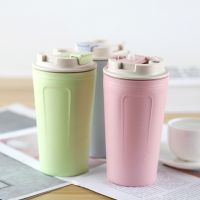 420ml High Quality Bamboo Fiber Coffee Mug Leak-Proof Travel Cup With Lid BPA Free