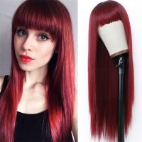 Amazon Europe and the United States the new fashion female color qi Liu Haichang straight synthetic cos wig