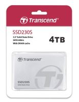 Transcend SSD230S 4TB SATA III รับประกัน 5 ปี หรือ **รับประกันไม่เกิน2,240 TBW  TS4TSSD230S