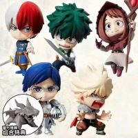 7เซนติเมตร5ชิ้นเซ็ตฮีโร่ของฉัน A Cademia Iida Tenya Todoroki Shoto Bakugou Katsuki Midoriya Izuku OCHACO URARAKA รูปการกระทำของเล่น