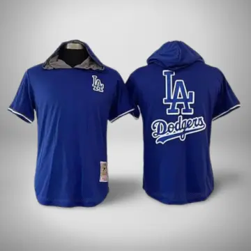 Stitches LA Dodgers Hoodie Blue Sweatshirt Mens Size Large for