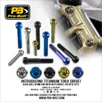 Pro-Bolt ไทเทเนี่ยม หัวทอร์ค M10x55,60,65,70mm