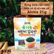 Rong Biển Rắc Cơm Hữu Cơ Vị Rau Củ Alvins Organic Crispy Seaweed Flakes