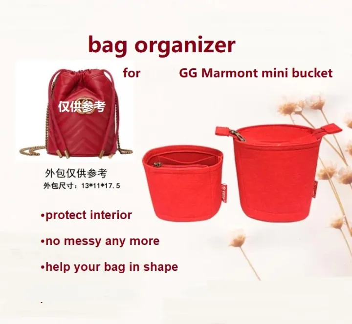 【soft and light】bag organizer insert fit for gucci GG Marmont mini