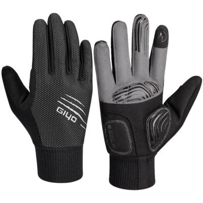 Unisex Winter Cycling Gloves Breathable Biking Gloves With Touch Screens Anti-Slip Thermal Biking Gloves For Cycling Hiking Driving Texting portable