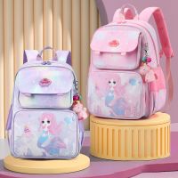 【Hot Sale】 New style primary school students cute cartoon student bag little girl spine protection shoulder 1-3 grade wholesale