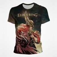 2022 ใหม่ T เสื้อ Elden Ring เกม 3D พิมพ์การ์ตูน Cool พิมพ์ Streetwear ผู้ชายผู้หญิงเด็ก Harajuku แฟชั่นเสื้อยืด Tops