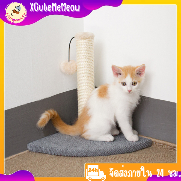 xcutememeow-ที่ลับเล็บแมวถูกๆ-เสาลับเล็บแมว-ที่ฝนเล็บแมว-ของเล่นแมวของเล่นสัตว์เลี้ยง-กระดาษแมวข่วน-อุกรณ์สัตว์เลี้ยง-สินค้าพร้อมจัดส่ง