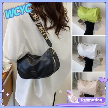 New Women's Solid PU Lightweight Flap Fashionable and Elegant Crossbody Bag