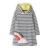 Little Maven New Girls Sweatshirts Dresses With Hooded Dress Animal Sea Lion Girls Long Sleeve Dresses For Kids Hoodies Dress