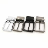 Men Metal Pin Belt Buckle Reversible Clip Buckle DIY Leather Craft Jeans Accessories for 3.3-3.4cm Wide Belt Belts