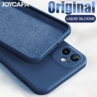 【digital technology】 Original Soft Case สำหรับ iPhone 11 12 13 Pro Max 7 8 6 6S 12 Mini Liquid เคสซิลิโคนสำหรับ XR X XS Max SE 2020กันกระแทก